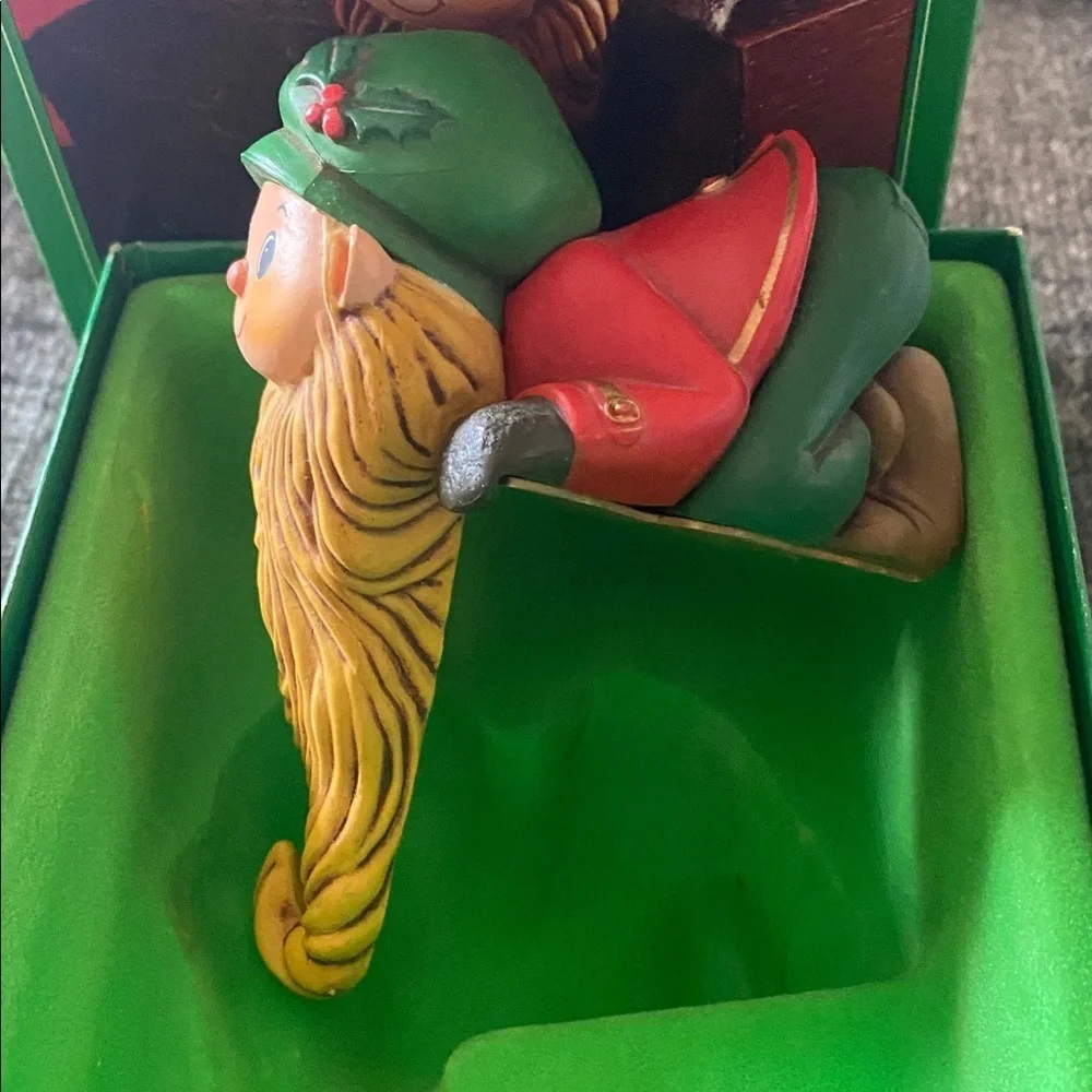 Vintage Hallmark Colorful Stocking Hanger.